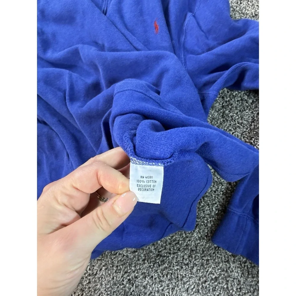 Polo Ralph Lauren 1/4 Zip Sweater Men's Size XL Blue